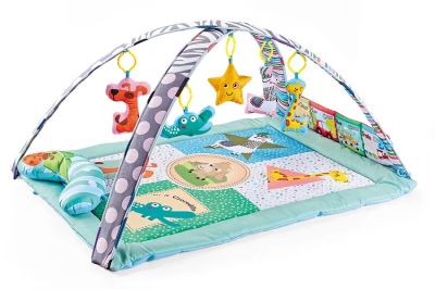 Бебешка активна гимнастика 3в1 – постелка и кът за игра + ПОДАРЪК Топки за игра