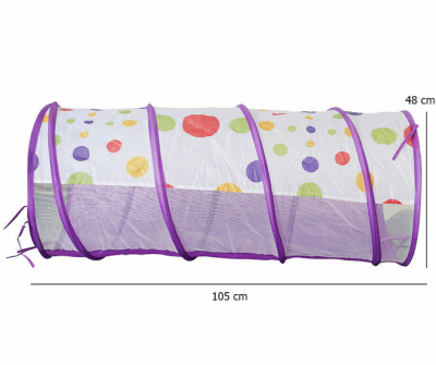 Детска палатка и тента 3в1 с тунел +ПОДАРЪК  50 Цветни Топки – голям комплект за игра, движение и забавление | Просторна палатка, забавен тунел и мини „басейн“ с топки в едно – подходящи за дом, двор, детска стая, партита, пълзене, координация и активна и