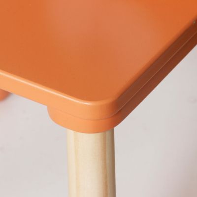 Детска Дървена Маса с 2 Столчета GINGER HOME – Мече и Зайче, Комплект за Игра и Учене