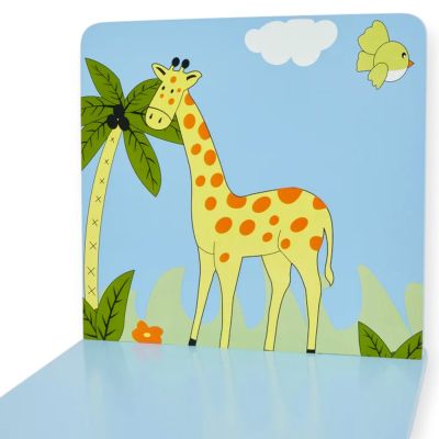 Детска Маса със Столчета GINGER HOME за Рисуване, Игра, Хранене, Дървена, Детска Стая SAVANNA