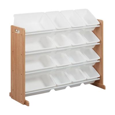 Органайзер за Детски Играчки GINGER HOME дърво и бяло JWTR-3278