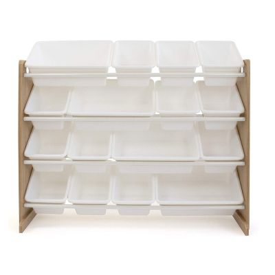 Органайзер за Детски Играчки GINGER HOME дърво и бяло JWTR-3278