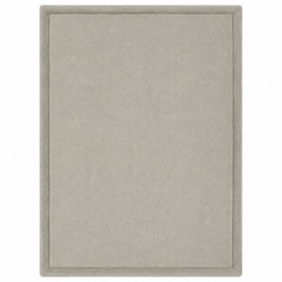 Детски Мемори Килим GINGER HOME LOLLA, 150x200 см, 3,5 см Дебелина, Кадифено Мек Водоустойчив Горен Слой, Мемори Пяна, Противохлъзгаща Основа, Сив