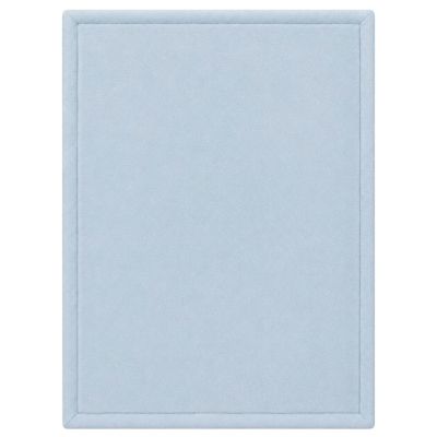 Детски Мемори Килим GINGER HOME LOLLA, 150x200 см, 3,5 см Дебелина, Кадифено Мек Водоустойчив Горен Слой, Мемори Пяна, Противохлъзгаща Основа, Син