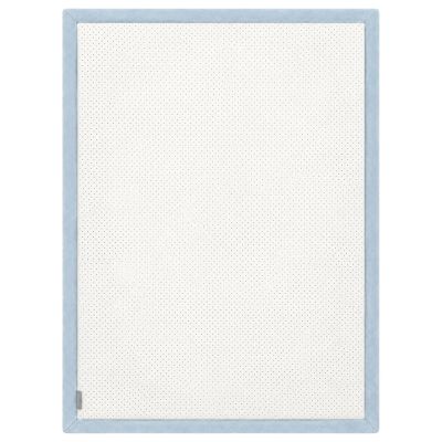 Детски Мемори Килим GINGER HOME LOLLA, 150x200 см, 3,5 см Дебелина, Кадифено Мек Водоустойчив Горен Слой, Мемори Пяна, Противохлъзгаща Основа, Син