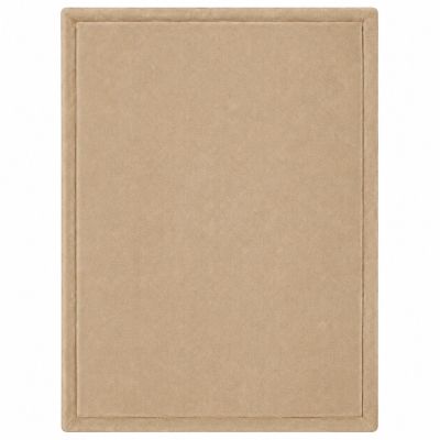 Детски Мемори Килим GINGER HOME LOLLA, 150x200 см, 3,5 см Дебелина, Кадифено Мек Водоустойчив Горен Слой, Мемори Пяна, Противохлъзгаща Основа, Бежов