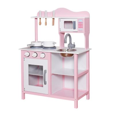 Детска Дървена Кухня GINGER HOME Розова W10C404I